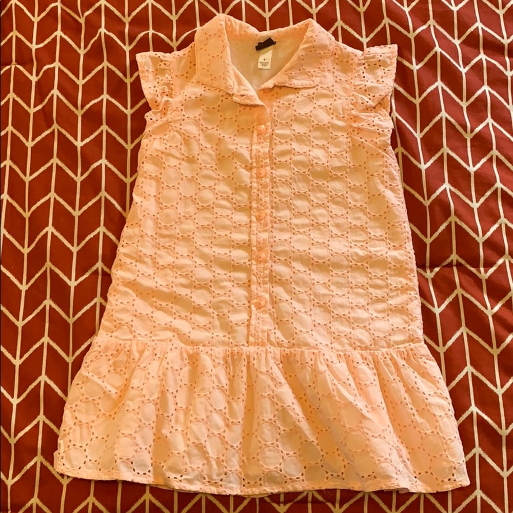 Pink Eyelet Tea Collection Dress Size 4